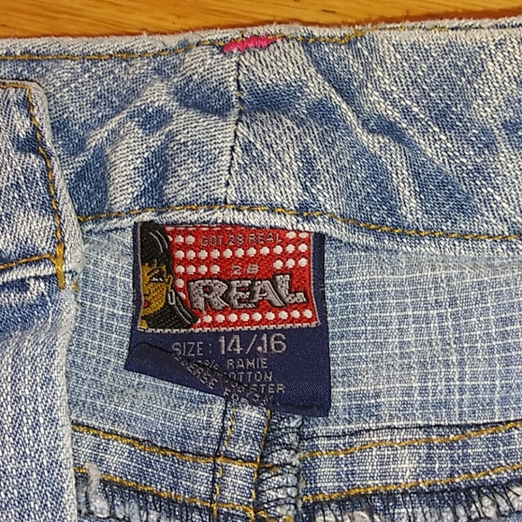 GOT 2B REAL Light Denim Girls Jeans Size: 14/16 - Picture 5 of 12